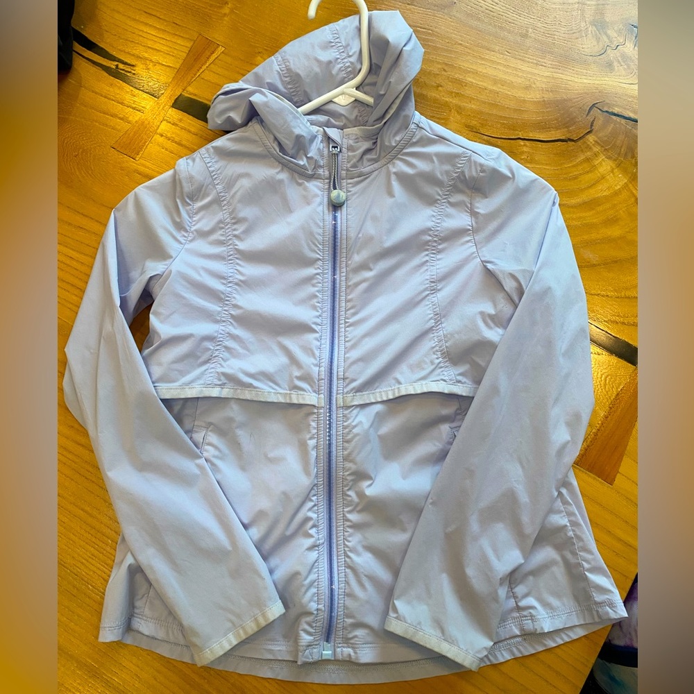Athleta Girl lightweight jacket size small in lavender EUC